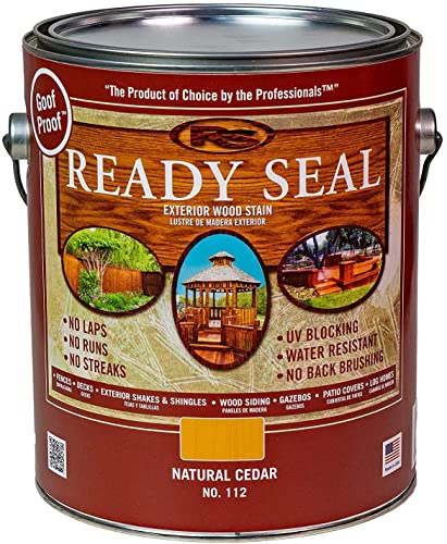 Ready Seal Exterior Stain and Sealer-1 Gallon can (Natural Cedar 112)