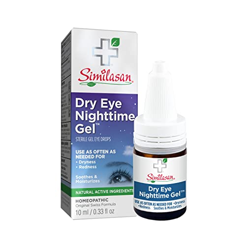 Similasan Dry Eye Nighttime Gel Eye Drops 0.33 Ounce Bottle