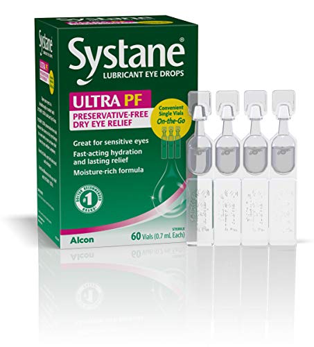 Systane Ultra Lubricant Eye Drops, 60 Count (Pack of 1), Packaging may vary