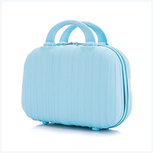 Vanity Storage Box Ladies Cosmetic Bag Portable Cosmetic Bag Professional Beauty Cosmetic Storage Box Travel Storage Box Travel case Vanity Organizer Box (Color : Sky Blue, Size : 31X24X14.5cm)