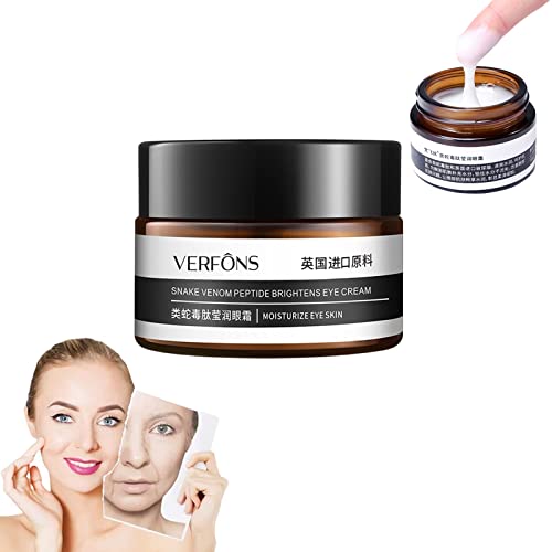 Verfons Firming Eye Cream - Verticalox Temporary Firming Eye Cream - Verfons Snake Venom Peptide Anti-wrinkle Eye Cream - Instant Remove Eye Bags Anti Puffiness Gel Dark Circles Fades Wrinkles (1)