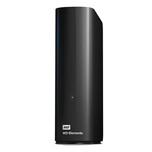 WD 12TB Elements Desktop External Hard Drive, USB 3.0 external hard drive for plug-and-play storage - WDBWLG0120HBK-NESN