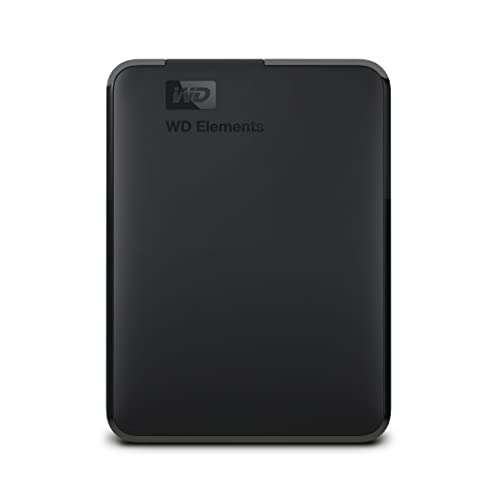 WD 2TB Elements Portable HDD, External Hard Drive, USB 3.0 for PC & Mac, Plug and Play Ready - WDBU6Y0020BBK-WESN