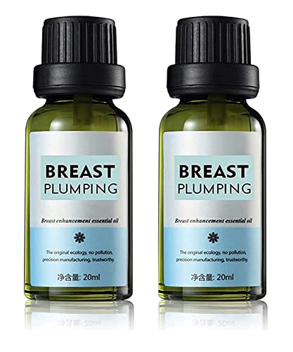 2PCS Breast Plumping Oil,Natural Herbal Bust Up Essential Oil,Breast Plumping Essential Oil,Anti-Sagging,Strengthens Skin Elasticity& Firmness, Eliminate Chest Wrinkle