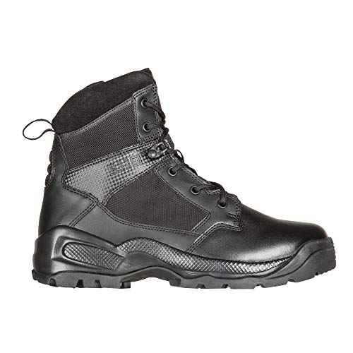 5.11 Men's ATAC 2.0 6" Tactical Side Zip Military Boot, Style 12394, Black, 8.5 M US