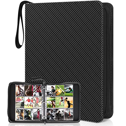 720 Pockets Trading Card Binder, 9 Pockets Card Binder with Sleeves Card Organizer for Baseball Football Sports Card and TCG Yugioh Card……