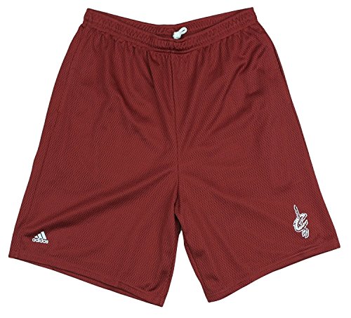 adidas Cleveland Cavaliers NBA Men's Basketball Mesh Shorts, Red (XX-Large)