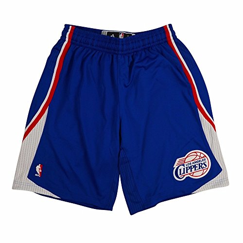 adidas Los Angeles Clippers NBA Blue Authentic On-Court Climacool Team Game Shorts for Men (LT)