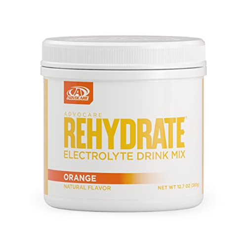 AdvoCare Rehydrate Electrolyte Drink Mix - Electrolytes Powder - Orange - 12.7 oz