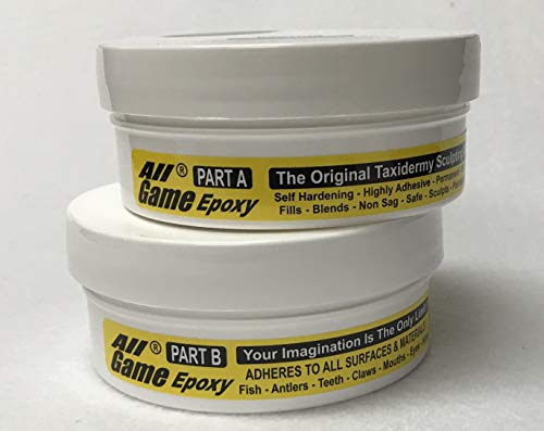 All Game Epoxy Sculpting Putty Taxidermy Antler Art Crafts Deer Fish - 1/2 lb Unit