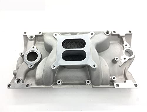 Aluminum Small Block Chevy SBC Intake Manifold Vortec Dual Plane 350 383 327 1997-up Idle-6500 RPM, DM-3202H