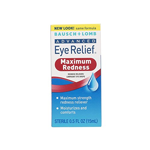 Bausch and Lomb Advanced Redness Relief Drops, 0.5 Ounce - 3 per case.