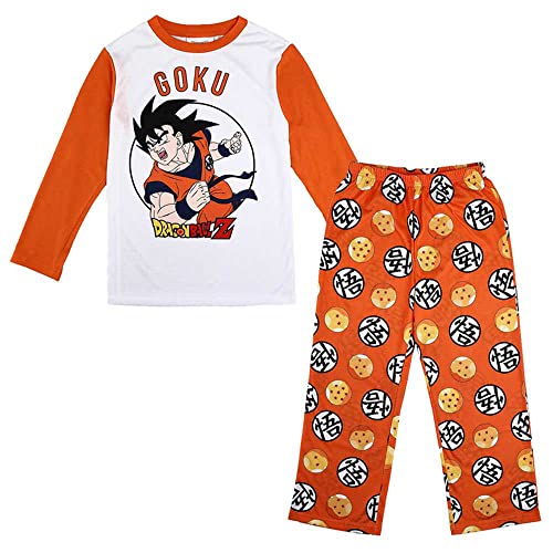 Bioworld Dragonball Z Anime Cartoon Goku Character Youth Boys Pajama Set - 4