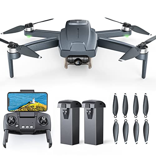 Bwine F7MINI Drones with Camera for Adults 4K 60Mins Flight Time, 5GHz WiFi Transmission, GPS Auto Return, Follow Me, Waypoints, Circle Fly, Beginner Mode, Less Than 250G, Customized Carrying Case As Gift, 2 Batteries + 2 Sets of Propellers