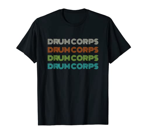 Classic 70's Style Drum Corps T-Shirt T-Shirt