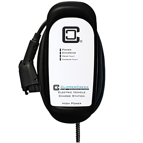 ClipperCreek Level 2 EV Charger , Safety Certified, 32 Amp, 240v, Hardwired, 25ft Cable, J1772, Compatible with All Electric Vehicles, HCS-40 Home Electric Car Charging Station by Enphase