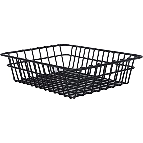 Cooler Basket for Yeti Tundra Haul, 13.25 x 10 x 3.13 Inch Cooler Accessories, Black Metal Cooler Rack Compatible with Yeti Accessories, Wire Basket for Organizing Storage Drinks and Food