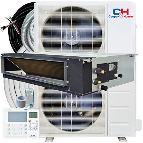 Cooper & Hunter 48,000 BTU Ducted Mini Split Air Conditioner Concealed Duct Heat Pump Unit 208-230V Including 25ft Installation Kit