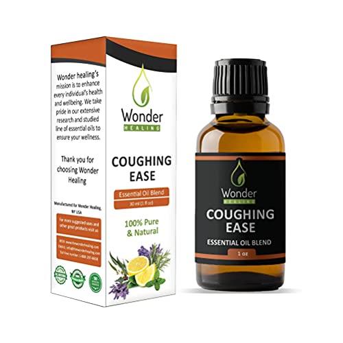 Coughing Ease Oil, 100% Natural Essential Oil - Cough Essential Oil Blend for Cough & Cold, Wheezing, Breath, RSV (30 ml (1 oz))