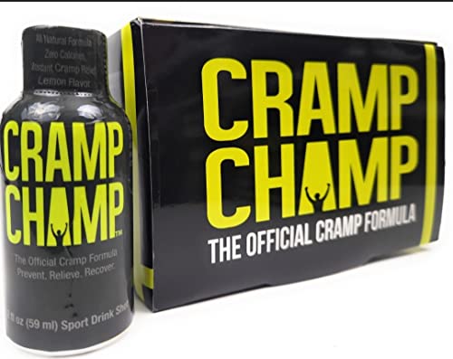 Cramp Champ - Muscle Cramp Relief, Natural Sports Drink Shot. for Calf, Leg, Foot etc- (6Pack) 2oz Bottles