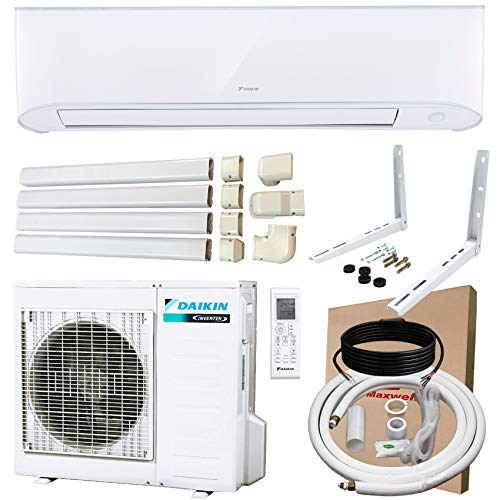 Daikin 24,000 BTU 17 SEER Wall-Mounted Ductless Mini-Split A/C Heat Pump System 15-ft Installation Kit and Wall Mounting Bracket 220V