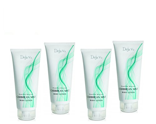 Deja Vu Dead Sea Body Lotions, 4 Lotions 200 Ml (Caribbean Mist)