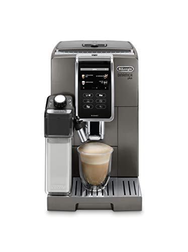 De'Longhi ECAM37095TI Dinamica Plus Fully Automatic Espresso Machine,100 Milliliters, Titanium