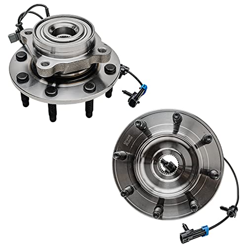 Detroit Axle - Front Wheel Hub & Bearings Replacement for Chevy GMC Silverado Sierra 2500 3500 HD Suburban Yukon XL 2500