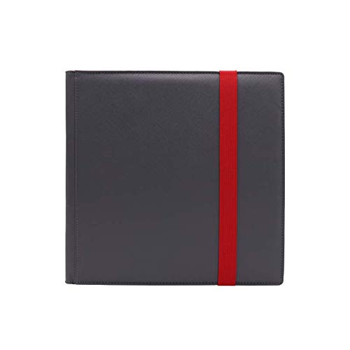 Dex Protection Card Binder 12 | Stores 480 Gaming Cards | Includes 20 Side Loading Card Pages | 12 Card Page Format | Strap Closure | Smooth Matte Padded Finish | Velvet Lined Interior