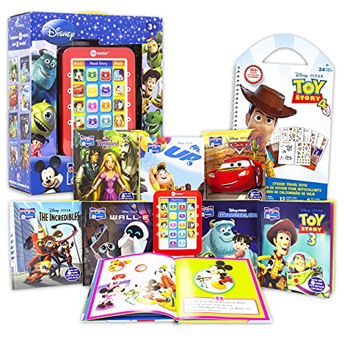 Disney Studio Me Reader Electronic Reader 8 Book Bundle ~ Disney Pixar Books for Toddlers, Kids Disney Book Set with 350+ Toy Story Stickers (Disney Learning)