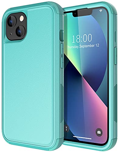 Diverbox for iPhone 13 Case [Shockproof] [Dropproof] [Dust-Proof],Heavy Duty Protection Phone Case Cover for Apple iPhone 13 (Teal)