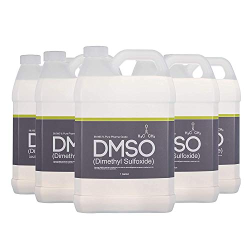 DMSO 6 Gallons Non-diluted 99.995% Low Odor Pharma Grade Liquid in BPA Free Plastic