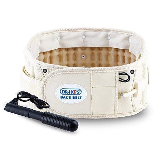 DR-HO'S 2-in-1 Decompression Belt Essential Package - For Lower Back Pain Relief and Lumbar Support - Size A (25-41 Inches) AND 1 Year Warranty