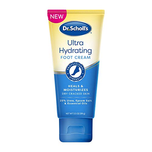 Dr. Scholl's Ultra Hydrating Foot Cream 3.5 oz, Lotion with 25% Urea for Dry Cracked Feet, Heals and Moisturizes for Healthy Feet