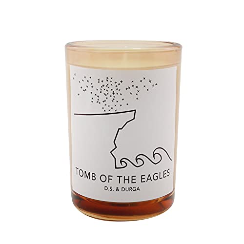 D.S. & Durga Tomb of The Eagles Scented Candle | 60 Hour Burn Time | 7 oz | Luxury Scented Soy Wax Candles