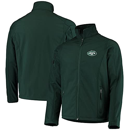 Dunbrooke Men's Green New York Jets Sonoma Softshell Full-Zip Jacket