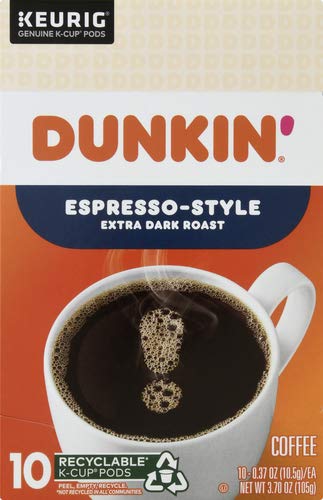 Dunkin' Donuts Donuts Espresso Style K Cup Pods, 7.2533 oz