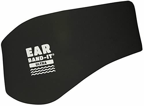 EAR BAND-IT Ultra Swimming Headband - Best Swimmer's Headband - Keep Water Out, Hold Earplugs in - Doctor Recommended - Secure Ear Plugs - Invented by ENT Physician - Large (See Size Chart)