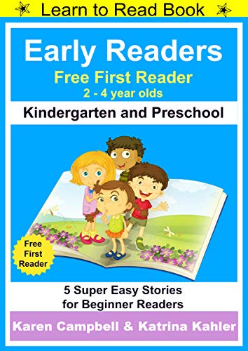 Early Readers - Learn to Read Book - Kindergarten and Preschool - First Reader: 5 Super Easy Stories for Beginner Readers (Rabbit Readers 1)