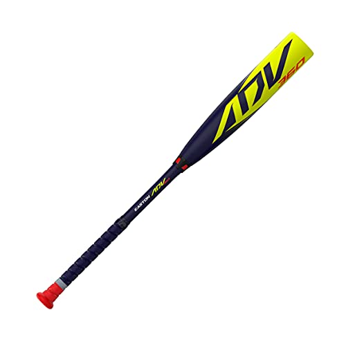 Easton ADV 360 2 Pc. Composite Baseball Bat 2 5/8 Barrel -10 USA, 29-19, Black/Yellow