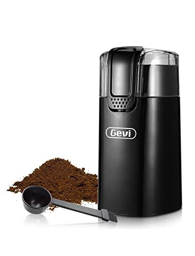 Electric Coffee Grinder Stainless Steel Blade Grinder for Coffee Espresso Latte Mochas, Noiseless Operation.GECGI140-U-1