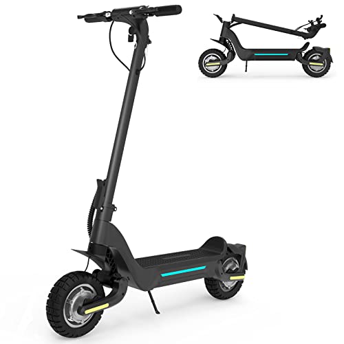 Electric Scooter for Adults，Electric Scooter 1600W Dual Motor 10" Tires,Up to 31 Mph & 28 Miles Long Range E-Scooter,Folding Commuter Electric Scooters 48V 18AH