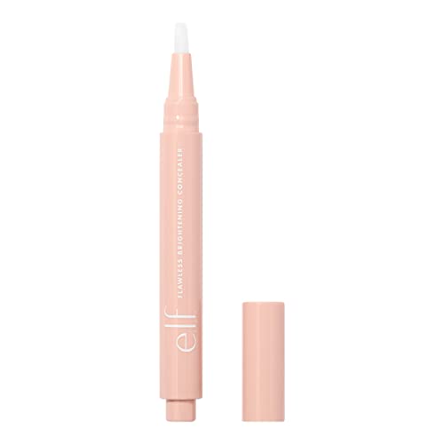 e.l.f. Flawless Brightening Concealer, Illuminating & Highlighting Face Makeup, Conceals Dark Under Eye Circles, Fair 10 C, 0.07 Fl Oz