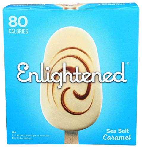 Enlightened Sea Salt Caramel Ice Cream Bar, 3.75 Fluid Ounce - 4 count per pack -- 8 packs per case.