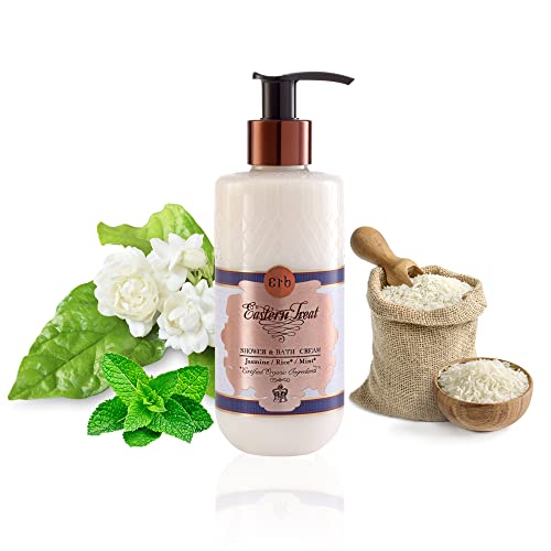 ERB Eastern Treat Shower and Bath Cream (230 ml) Made from Rice Cream, Jasmine & Mint