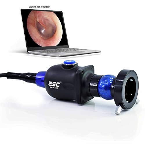 ESC Medicams Endoscopy Camera Portable HD Rigid Ent w/Coupler Adapter 1.2 MP (Model : ENT-2000US-P)