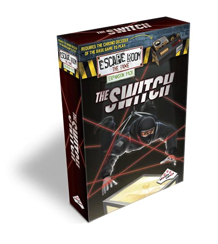Escape Room The Game Expansion Pack – The Switch (AKA: The Break-in) | Solve The Mystery Board Game for Adults and Teens (English Version)