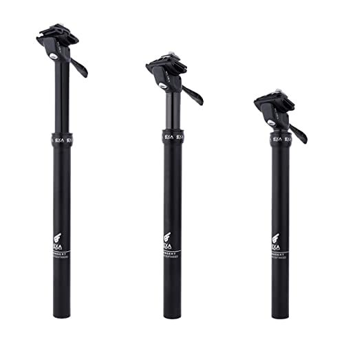 EXA Form Upgraded Speed Up 27.2mm Cable-Less Hydraulic Dropper Seatpost, 120mm Travel Dropper Post for MTB/E-Bike/Road Bike-27.2mm*450mm