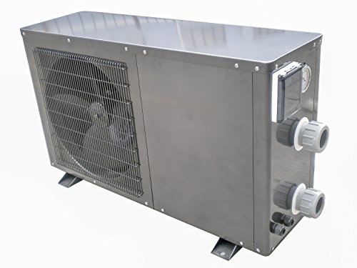 FibroPool Swimming Pool Heat Pump - FH055 55,000 BTU - for Above and In Ground Pools and Spas - High Efficiency, All Electric Heater - No Natural Gas or Propane Needed