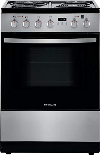 Frigidaire 24 in. 1.9 Cu. Ft. Electric Range in Stainless Steel with Hidden Bake, ADA Compliant